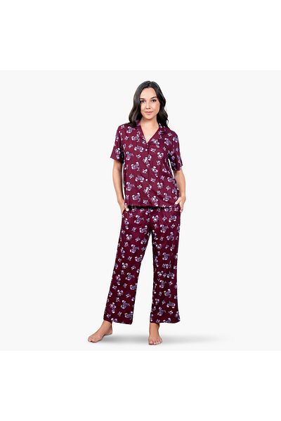 Aadaraya Floral Print Pyjama Set