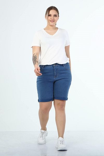 MYLİNE 5 Pocket Denim Shorts