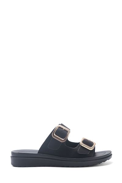 Polaris 407079.Z5Fx Black Women's Slippers
