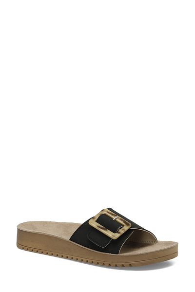 Polaris 407042.Z5Fx Black Women's Slippers