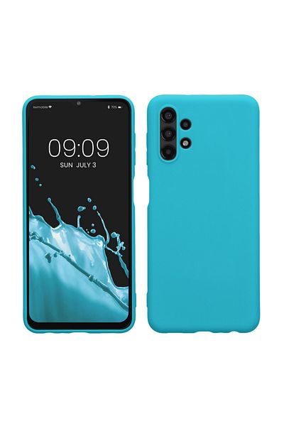KWmobile Carcasă pentru Samsung Galaxy A13 4g, silicon, albastră, 57805.205