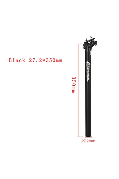 Choice Black 27.2x350mm LUNJE Mountain Road Bicycle Seatpost Ultralight Aluminum Alloy MTB Bike Seat Post S