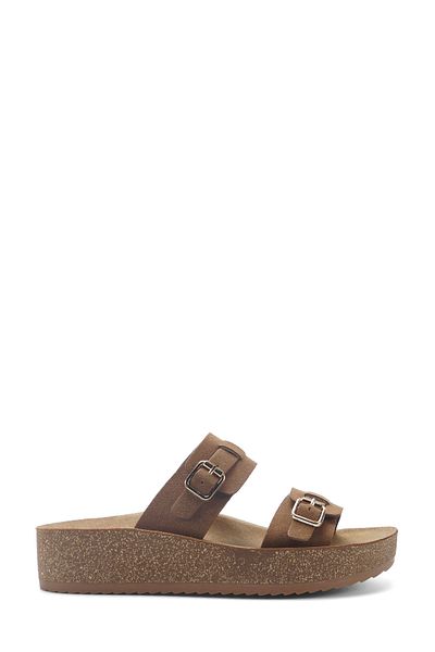 Polaris 407070.Z5Fx Brown Women's Slippers