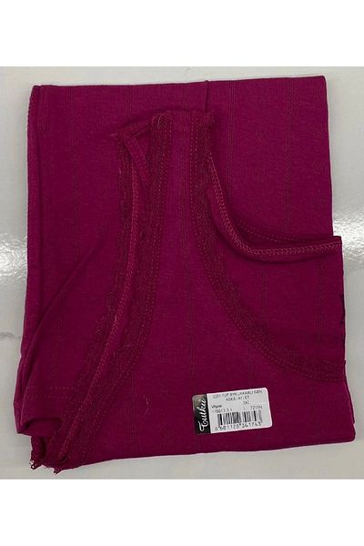 Tutku Women's Jacquard Wide Strap Undershirt (3 Pcs) |