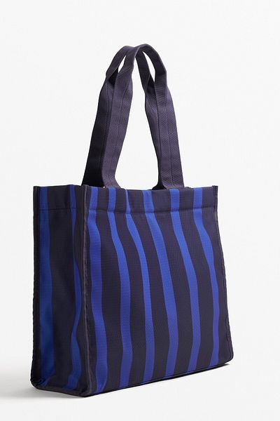 Oysho Striped shopper bag