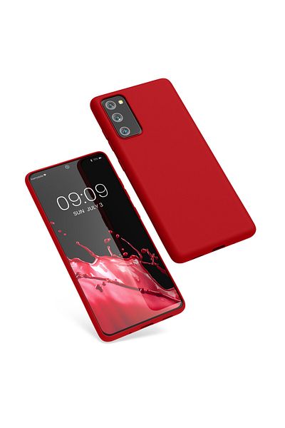 KWmobile Case For Samsung Galaxy S20 Fe, Red, Silicone, 53604.208