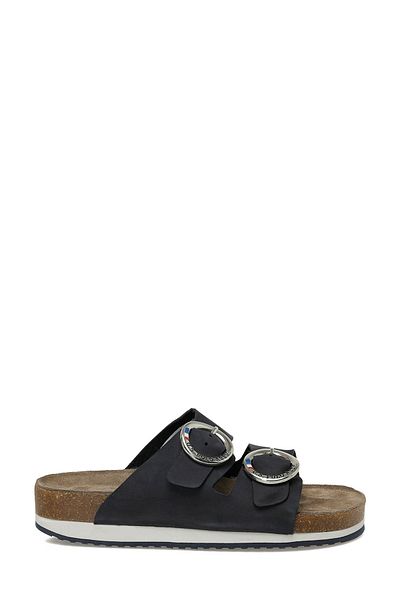 U.S. Polo Assn. PLAIN NU 5FX Navy Blue Women's Cork Slippers
