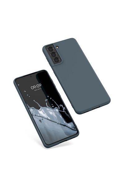 KWmobile Carcasă pentru Samsung Galaxy S21, silicon, albastră, 54055.202