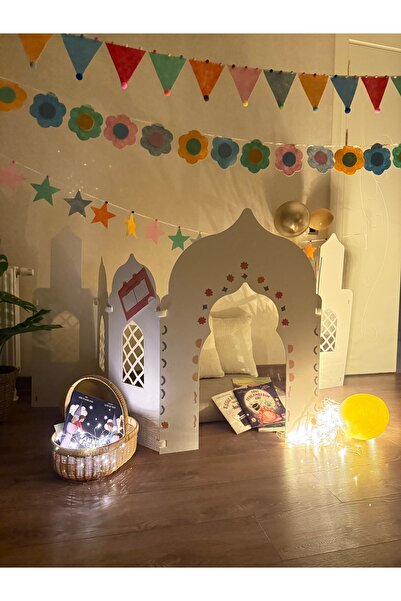 shop mini mescid, çocuk cami, Ramazan dekoru, Ramazan etkinliği, DIY, oyun evi