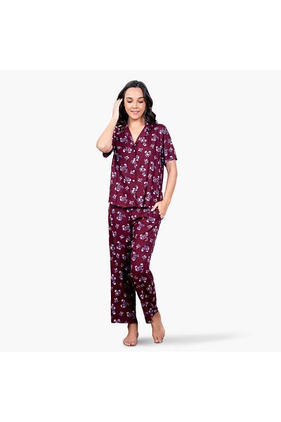 Aadaraya Floral Print Pyjama Set