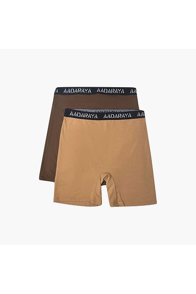 Aadaraya Set of 2 - Aadaraya Logo Detail Shaping Briefs with Elasticated Waistband
