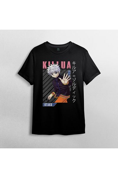 Pixxa Μπλουζάκι Hunter X Hunter Killua Unisex 100% βαμβακερό με λαιμόκοψη μοντέλο 6