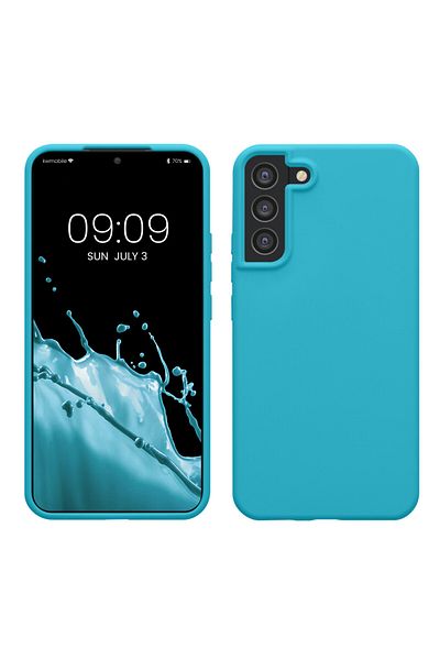 KWmobile Carcasă pentru Samsung Galaxy S22 Plus, albastră, silicon, 56761.205
