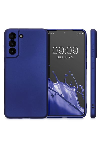 KWmobile Carcasă pentru Samsung Galaxy S21 Fe, silicon, albastră, 55485.64