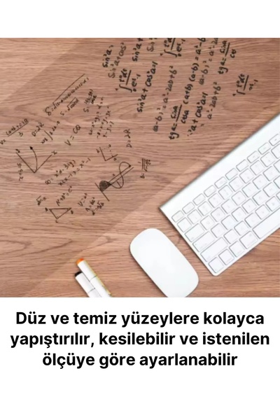 CreateFol Kendinden Yapışkanlı Yazı Tahtası folyosu Duvar Koruyucu Not Alma Pratik Folyo