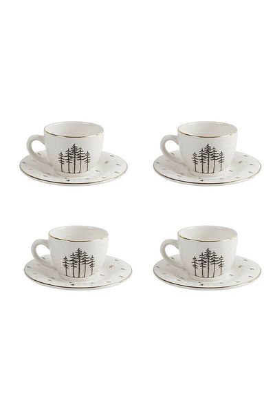 Porland Forest 8-Piece 4-Person Coffee Cup Set