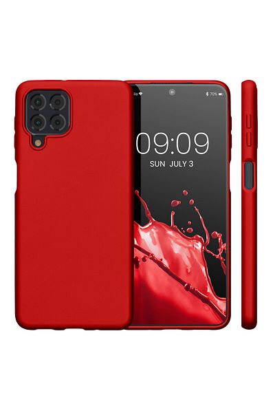 KWmobile Case For Samsung Galaxy M53 5g, Silicone, Red, 57954.36
