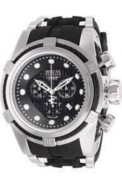 Invıcta Zeus Bold Compatible Black Silicone Watch Band
