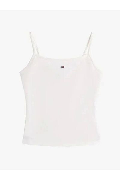 Tommy Jeans Women's Crew Neck White T-shirt