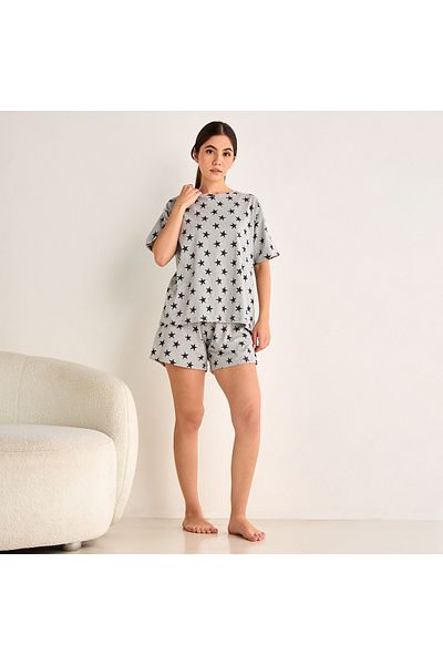 FAV Printed Shorts Set