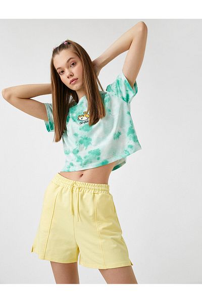 Koton Kurzärmliges Batik-T-Shirt