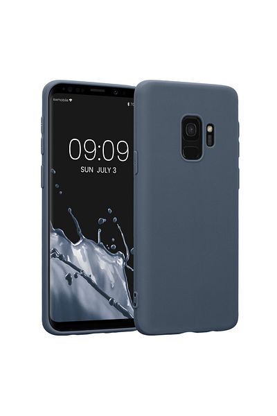 KWmobile Carcasă pentru Samsung Galaxy S9, silicon, albastră, 44089.202