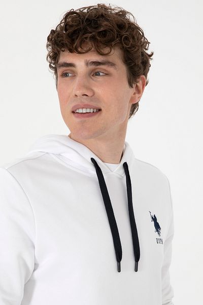 U.S. Polo Assn. Men's White Basic Sweatshirt 50289059 -Vr013