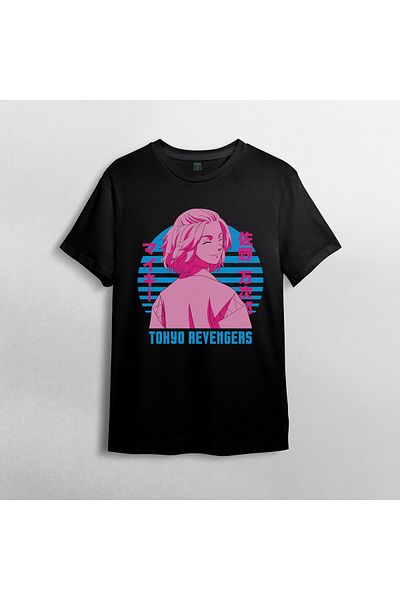 Pixxa Tokyo Revengers Anime Manga Unisex 100% βαμβακερό μπλουζάκι με λαιμόκοψη μοντέλο 18