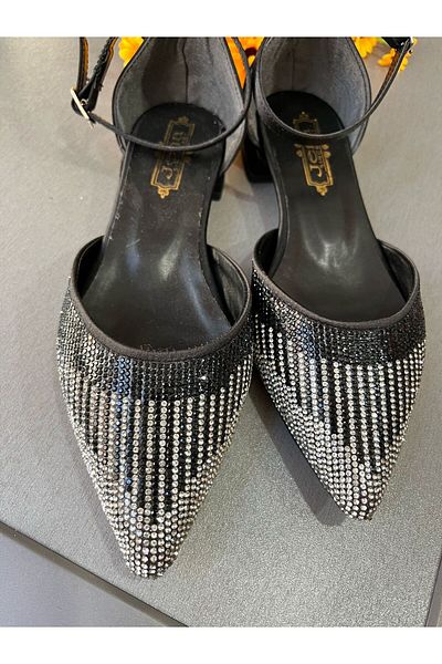 JENA 2025 Model Pointed Toe Flat Sole Marble Color Transition Very Comfortable and Stylish Evening Daily Trendy Model