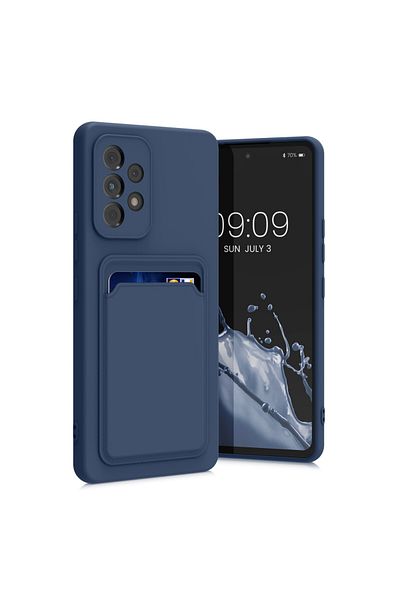 KWmobile Carcasă pentru Samsung Galaxy A53 5g, silicon, albastră, 58146.17