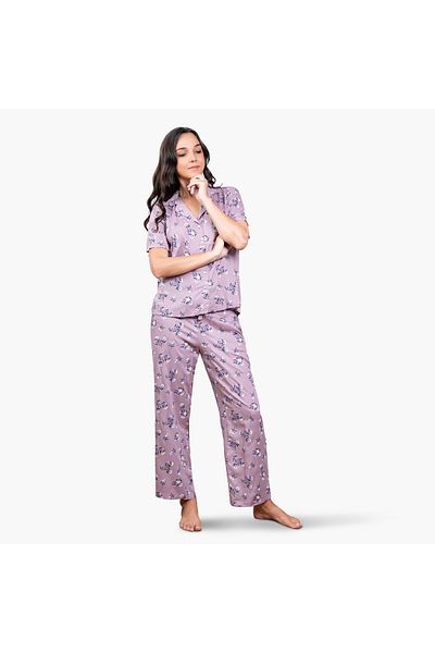Aadaraya Floral Print Pyjama Set