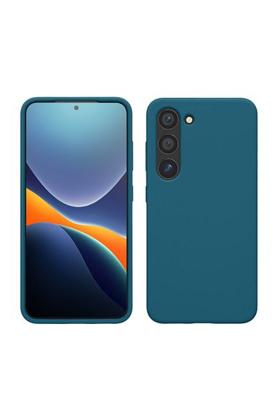 KWmobile Carcasă pentru Samsung Galaxy S23, silicon, albastră, 60273.57