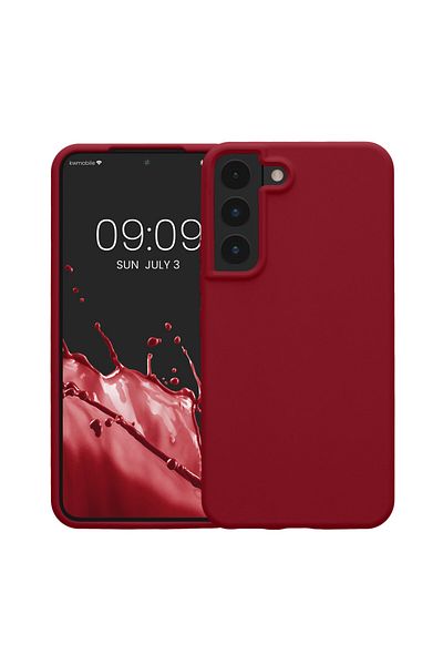 KWmobile Case For Samsung Galaxy S22, Cherry Blossom, Silicone, 56756.209