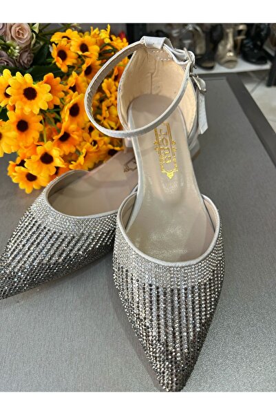 JENA 2025 Model Pointed Toe Flat Sole Marble Color Transition Very Comfortable and Stylish Evening Daily Trendy Model