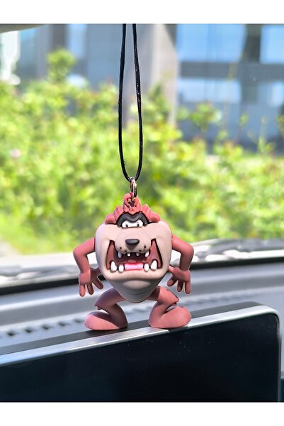 Esey Dizayn Tazmanya Canavarı Araba Dikiz Ayna Süsü - Vantuzlu Cam Süsü