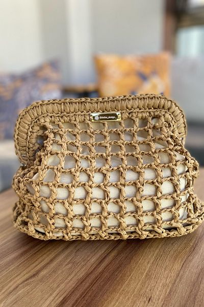 BD fold yarn Μπεζ 503 Χαβάη Μαλακή Αυτόχθονη Ραφία 100 Γρ 160 Μτ