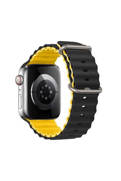 Generic Ocean Strap Compatible with Apple Watch Ultra 2 Strap 44/45/46/49 mm Soft Silicone Strap