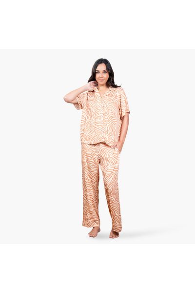 Aadaraya Animal Print Pyjama Set