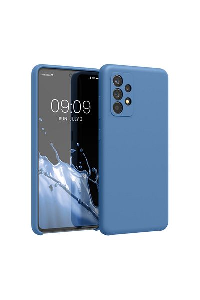 KWmobile Carcasă pentru Samsung Galaxy A52/Galaxy A52 5g/Galaxy A52s 5g, Silicon, Albastră, 54347.112
