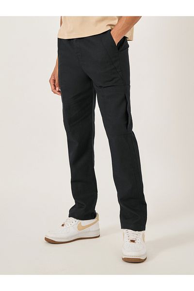 Fort Collins By Styli Mid Rise Straight Fit Track Pant with Drawstring