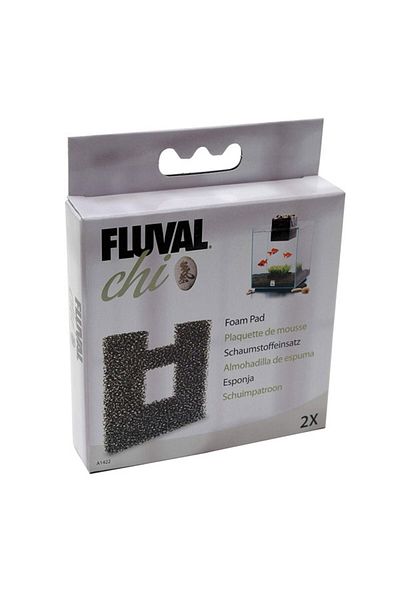 Hagen Fluval Chi Aquarium Filter Black Sponge (2 Pieces) Wlzor