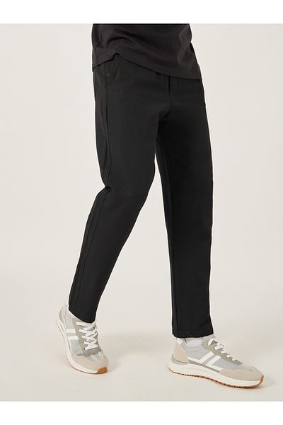 Fort Collins By Styli Mid Rise Straight Fit Track Pant with Drawstring