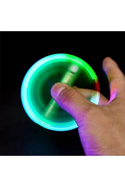 Generic Fidget Spinner Pen with Led Light - Spinning Toy and Non-Exhausting Pen