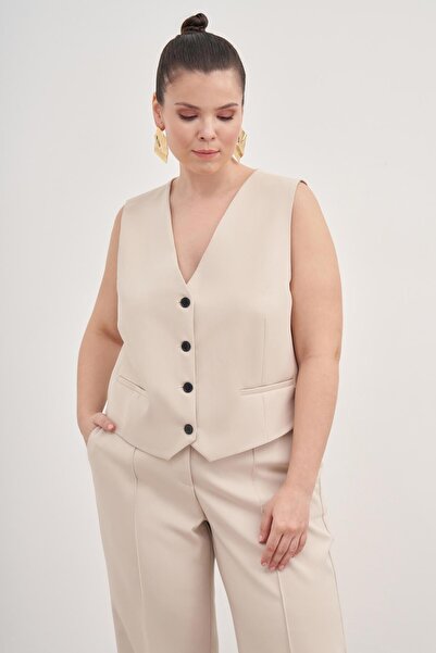 MYLİNE Κλασικό γιλέκο με επένδυση