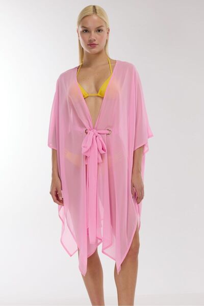 AYYILDIZ 5905 Pink Beach Dress