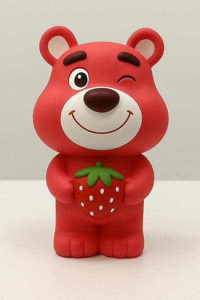 Yenbu STRAWBERRY BEAR ΠΊΓΚΥ ΜΠΑΝΚ ΚΟΥΜΠΑΡΑ 20 εκ