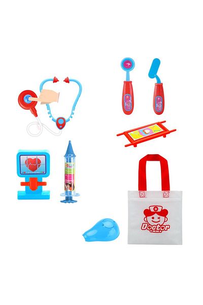 STEM Double Suction Plastic Male Doctor's Medical Equipment Set w Bag