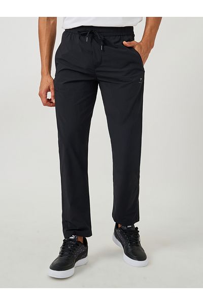 Fort Collins By Styli Solid Drawstring Waist Regular Fit Pants