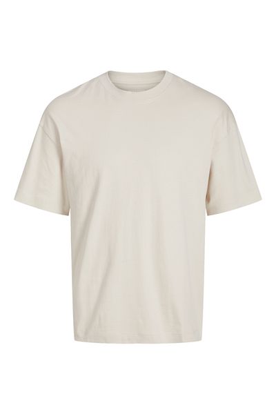 Jack & Jones Ανδρικό μπεζ μπλουζάκι JJEURBAN EDGE TEE SS O-NECK NOOS - 12254412