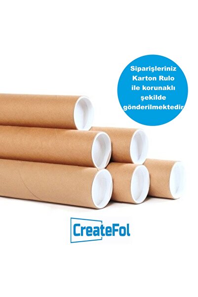 CreateFol GERÇEK Cam Kumlama Folyosu Cam Balkon Duşakabin Kendinden Yapışkanlı 68x100